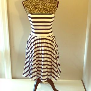 BB Dakota blue and white dress